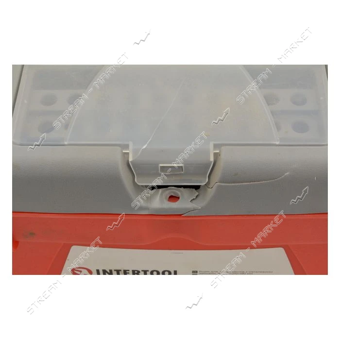 УЦЕНКА Ящик для инструментов INTERTOOL BX-0516 с металлическими замками 16" 415х210х190мм битый