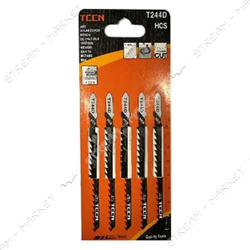Пилки для электролобзика TCCN 244D 100мм 5шт