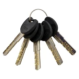 Секрет YU-TL цинк ZN/BR 85-SN 32Т/53 поворот/ключ 5 ключей сатин                                    