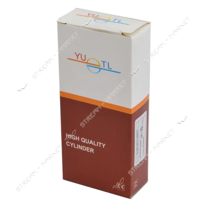 Секрет YU-TL цинк ZN/BR 90 mat black 45/45T ключ/поворот 5 ключей матовый черный