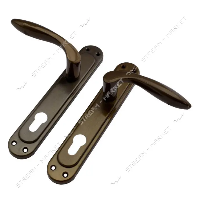 Ручка на планке Modern LORA Antique 85мм ВХ бронза