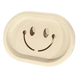 Мыльница открытая Smile пластик бежевая Украина