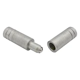Петля гаражная d24 l120 мм точеная 2К c завальцованным шариком 2шт