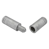 Петля гаражная d38 l170мм точеная 2К c завальцованным шариком 2шт