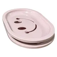 Мыльница открытая Smile пластик пудровая Украина                                                    