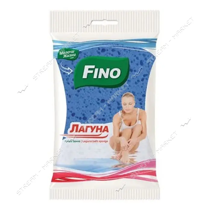 Губка банная Fino массажная Лагуна 1шт
