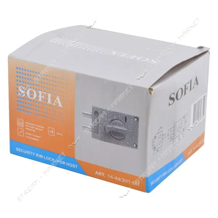 Замок накладной FZB SOFIA 14-44 2 ригеля