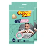 Салфетки для уборки Фрекен Бок вискозные Soft and Power перфорированные 5шт                         