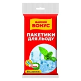 Пакетики для льда Файний бонус 144шт                                                                