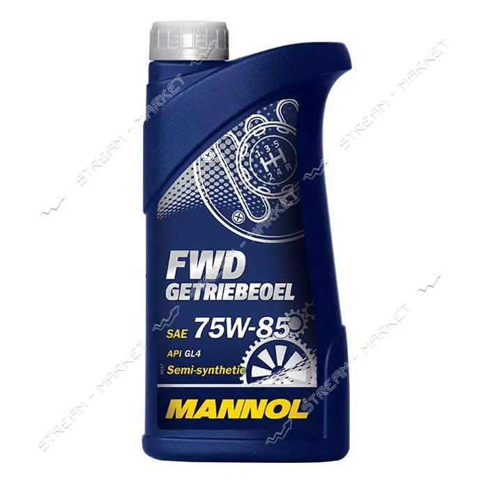 Масло трансмиссионное Mannol FWD GETRIEBEOEL SAE 75W-85 GL4 1л                                      
