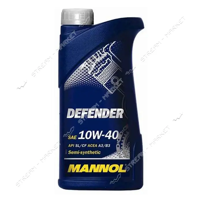 Масло моторное Mannol DEFENDER 10w-40 SN/SM/CF 1л