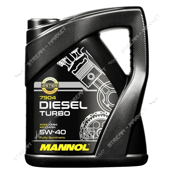 Масло моторное Mannol Diesel TURBO 5W-40 CI-4/SJ 5л