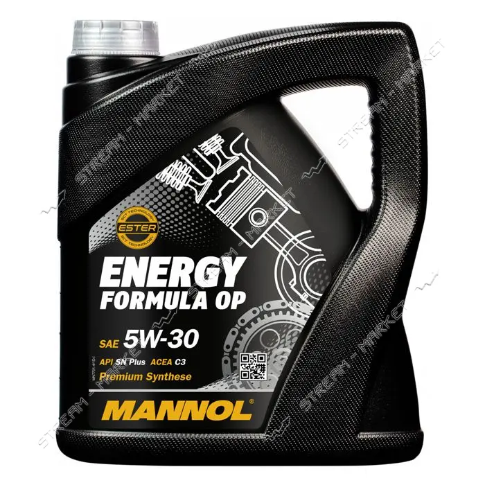 Масло моторное Mannol Energy Formula OP  5W-30 SN Plus 4л                                           