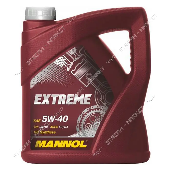 Масло моторное Mannol Extreme 5W40 SN/CF 4л                                                         