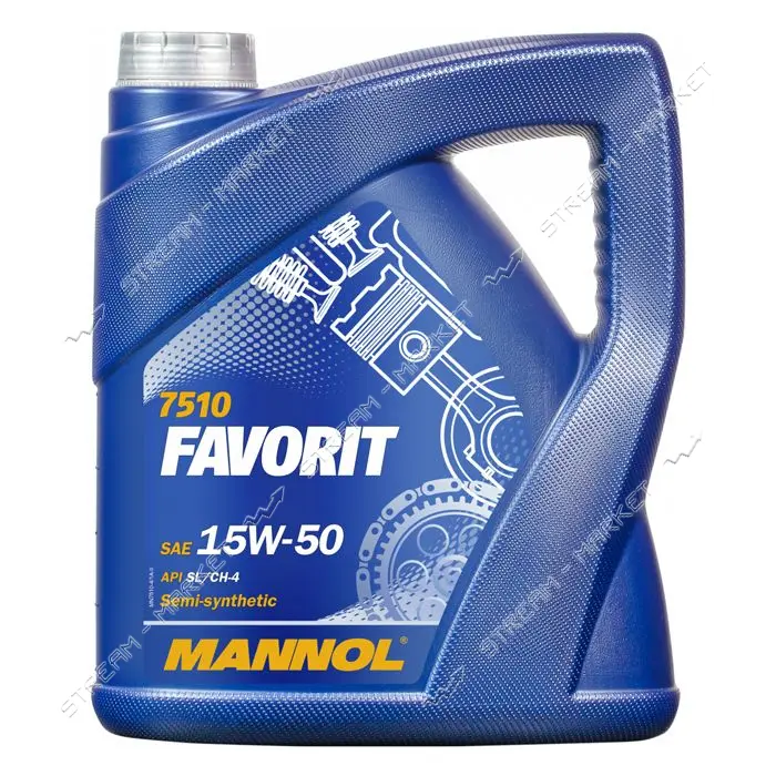 Масло моторное Mannol FAVORITE 15W-50 4л                                                            