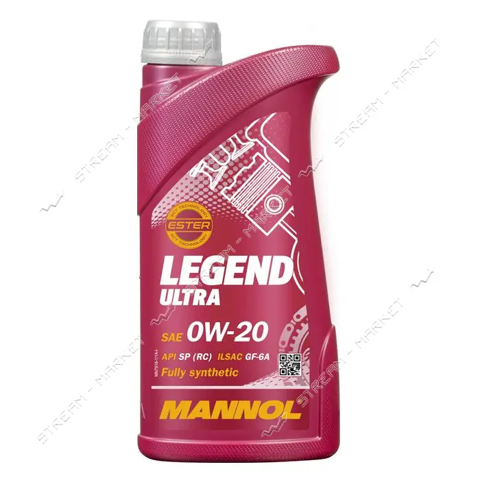 Масло моторное Mannol Legend Ultra 0W-20 SP RC 1л                                                   