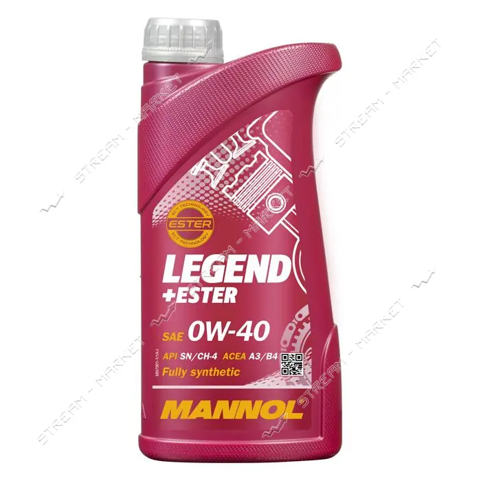 Масло моторное Mannol Legend плюс Ester 0W-40 1л