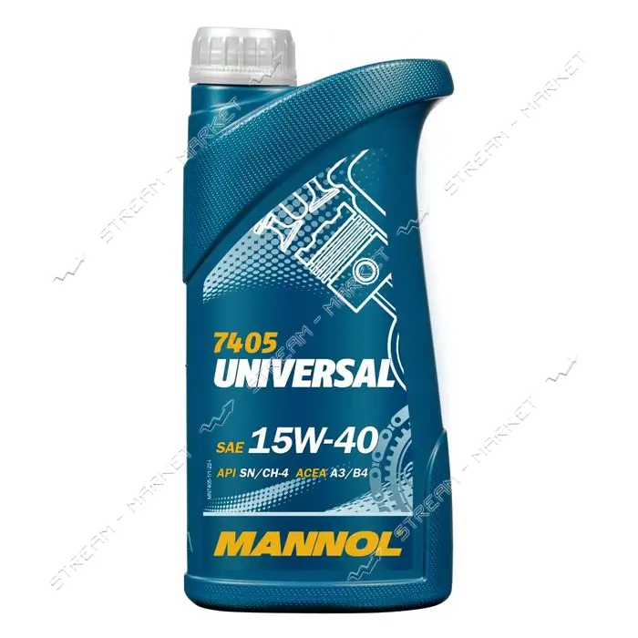 Масло моторное Mannol Universal 15W-40  1л                                                          