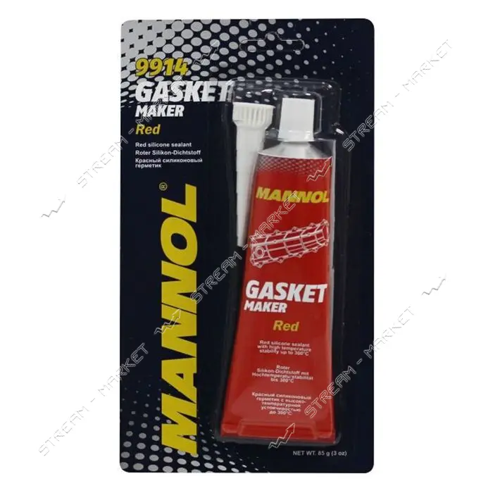 Герметик Mannol силиконовый Gasket Maker Red 85г красный