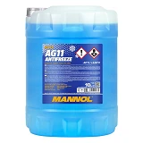 Антифриз Mannol MN Antifreeze AG 11 -40 Longterm 10л синий                                          