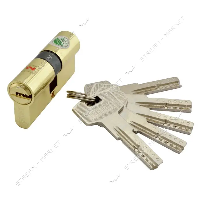 Секрет PARTNER AС 60 30/30PB титан плюс алюминий английский ключ/ключ 5 ключей золото