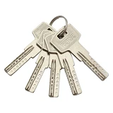 Секрет PARTNER AС 80 40/40SN титан плюс алюминий английский ключ/ключ 5 ключей сатин