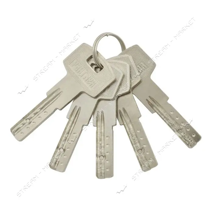 Секрет PARTNER AСК 60 30/30SN титан плюс алюминий лазерный поворот/ключ 5 ключей сатин              