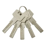 Секрет PARTNER AСК 70 35/35SN титан плюс алюминий лазерный поворот/ключ 5 ключей сатин