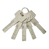 Секрет PARTNER AСК 90 40/50SN титан плюс алюминий лазерный поворот/ключ 5 ключей сатин