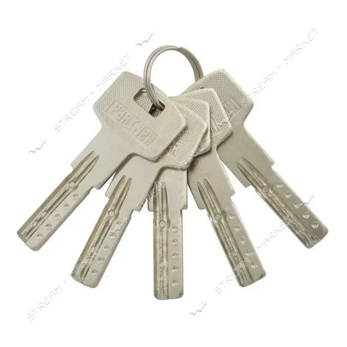 Секрет PARTNER AСК 90 45/45SN титан плюс алюминий лазерный поворот/ключ 5 ключей сатин