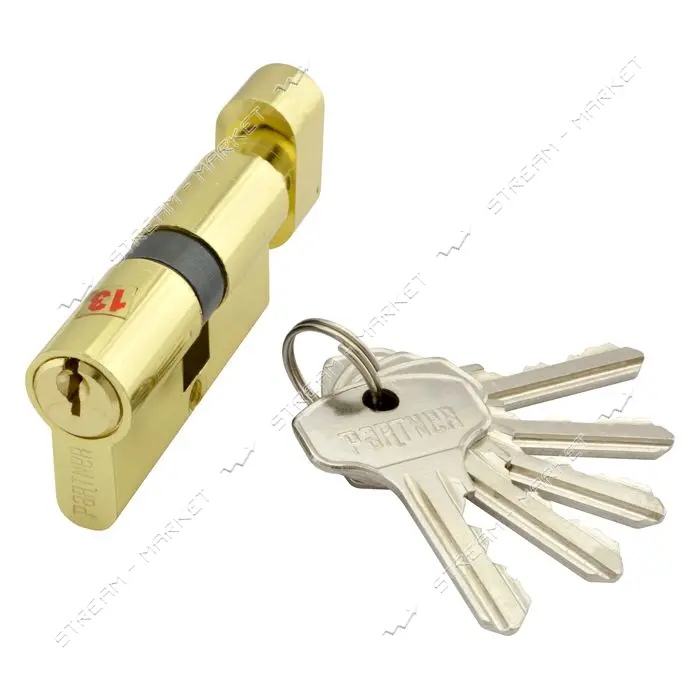 Секрет PARTNER ANК 60 30/30P титан плюс алюминий английский ключ/поворот 5 ключей золото
