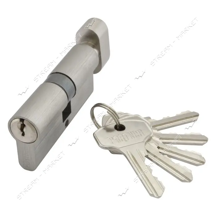 Секрет PARTNER ANК 70 35/35SN титан плюс алюминий английский ключ/поворот 5 ключей сатин