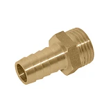 Штуцер латунный 3/4"Н d14мм N0797.02а