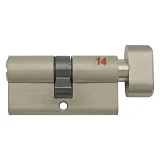 Секрет цинковый PARTNER PZCK 60 30/30SN лазерный ключ/поворот никель 5 ключей