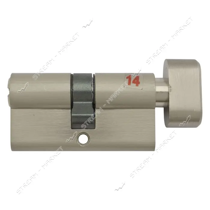 Секрет цинковый PARTNER PZCK 60 30/30SN лазерный ключ/поворот никель 5 ключей