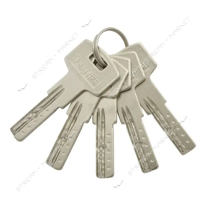 Секрет цинковый PARTNER PZCK 60 30/30SN лазерный ключ/поворот никель 5 ключей