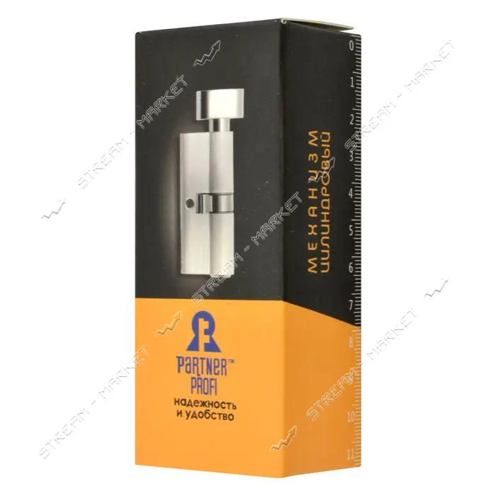 Секрет цинковый PARTNER PZCK 70 35/35SN лазерный ключ/поворот никель 5 ключей                       