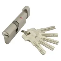 Секрет цинковый PARTNER PZCK 80 35/45SN лазерный ключ/поворот никель 5 ключей                       