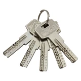 Секрет цинковый PARTNER PZCK 90 50Т/40SN лазерный поворот/ключ никель 5 ключей                      
