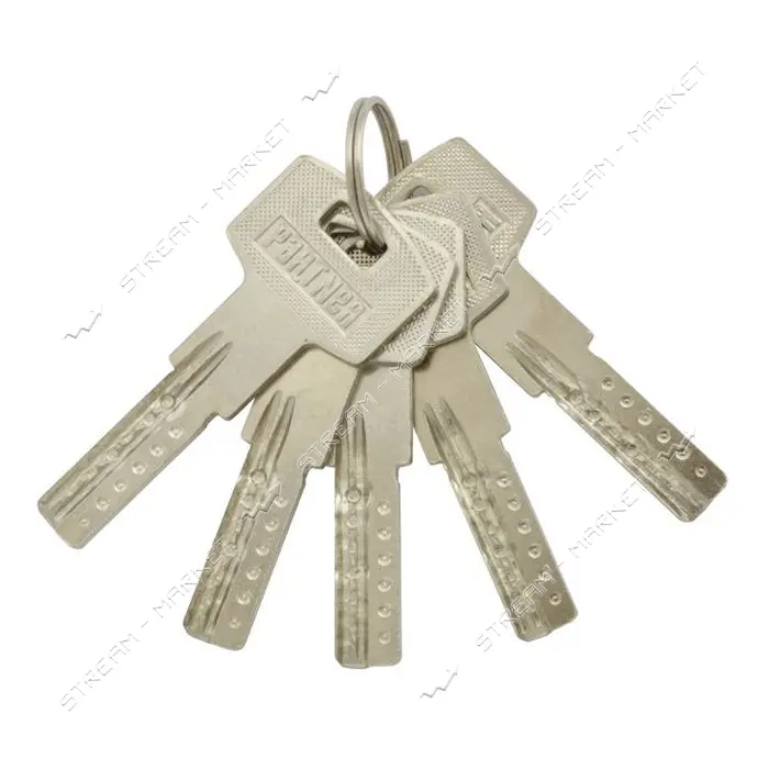 Секрет цинковый PARTNER PZCK 100 55/45SN лазерный поворот/ключ никель 5 ключей