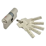 Секрет цинковый PARTNER PZC 60 30/30SN лазерный ключ/ключ никель 5 ключей
