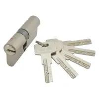 Секрет цинковый PARTNER PZC 70 30/40SN лазерный ключ/ключ никель 5 ключей                           