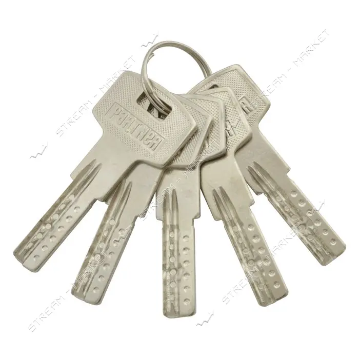 Секрет цинковый PARTNER PZC 70 30/40SN лазерный ключ/ключ никель 5 ключей                           