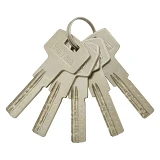 Секрет цинковый PARTNER PZC 80 30/50SN лазерный ключ/ключ никель 5 ключей                           