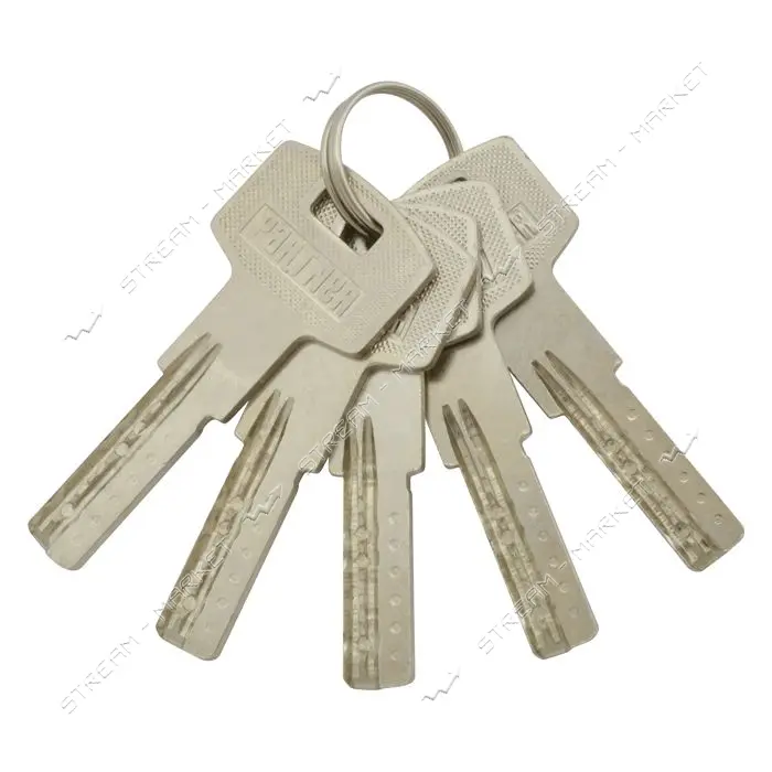 Секрет цинковый PARTNER PZC 80 30/50SN лазерный ключ/ключ никель 5 ключей                           