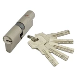 Секрет цинковый PARTNER PZC 80 35/45SN лазерный ключ/ключ никель 5 ключей                           