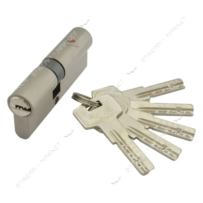 Секрет цинковый PARTNER PZC 80 35/45SN лазерный ключ/ключ никель 5 ключей                           