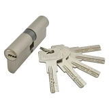 Секрет цинковый PARTNER PZC 80 40/40SN лазерный ключ/ключ никель 5 ключей