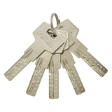 Секрет цинковый PARTNER PZC 80 40/40SN лазерный ключ/ключ никель 5 ключей