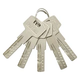 Секрет цинковый PARTNER PZC 90 35/55SN лазерный ключ/ключ никель 5 ключей                           